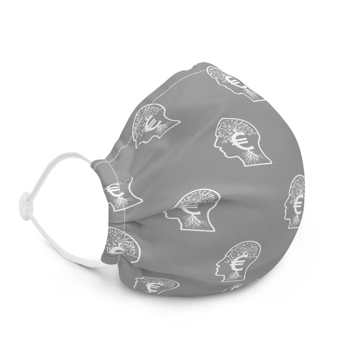 Grey face mask